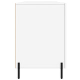 Desk White 140x50x75 cm Engineered Wood 829556