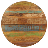 Dining Table Round 100x100x75 cm Solid Reclaimed Wood 321682