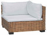 Corner Sofa with Cushions GENDT Natural Rattan Natural 42034382