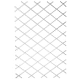 ZNTS Nature Garden Trellis 100x200 cm PVC White 6040703 409350