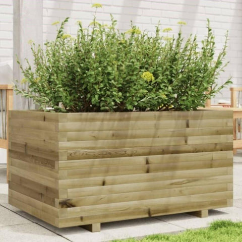 ZNTS Garden Planter 90x60x49.5 cm Impregnated Wood Pine 847387