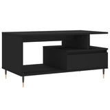 Coffee Table Black 90x49x45 cm Engineered Wood 831013