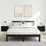 Bedside Cabinets 2 pcs Black 40x30x30 cm Engineered Wood 801056
