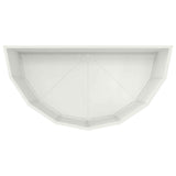Planter White 90 x 45 x 50 cm Steel 883711