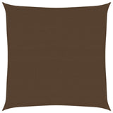 Sunshade Sail 160 g/m Brown 7x7 m HDPE 311775