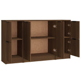 Sideboards 3 pcs Brown Oak Engineered Wood 3115851
