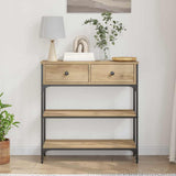 Console Table Artisan Oak 72.5 x 25 x 75 cm Engineered Wood 863520