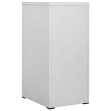 Filing Cabinet Light Grey 46x62x102,5 cm Steel 20123