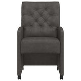 Dining Chairs with Wheels 2 pcs Black 58 x 67 x 97 cm 42017857