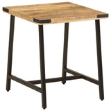 Side Table 45x45x50 cm Solid Wood Mango and Iron 372734