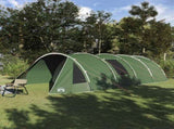 Tunnel Tent 6-Person Green and White 890 x 470 x 220 cm 42004044