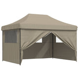 Party Tent Folding Taupe 279 x 410 x 315 cm Oxford Fabric 42023601
