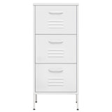 Storage Cabinet White 42.5x35x101.5 cm Steel 336188