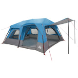 Instant Tent Blue 10-Person 185T Polyester with PU Coating 42017488