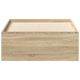 Bed Frame without Mattress Sonoma Oak 100x200 cm 3203833