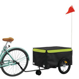 Bike Trailer Black and Green 45 kg Iron 94109