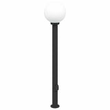 Bollard Lights with Outlet 3 pcs 120 cm Black IP44 4006122