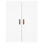 Wall Mounted Cabinets 2 pcs White Engineered Wood 3197993