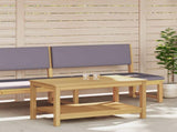 Side Table Oil Natural 90 x 50 x 45 cm Solid Acacia Wood 42026803