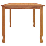 Garden Dining Table 150x90x75 cm Solid Wood Teak 316606