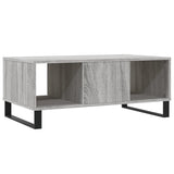 Coffee Table Grey Sonoma 90x50x36.5 cm Engineered Wood 830602