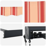 Awning Yellow and Orange 400 x 300 x 165 cm 3330540