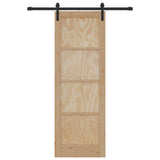 Sliding Door Natural 73.5 x 211 cm Solid Pine Wood 3445432