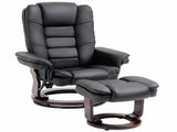 Recliner Chair With footstool, Recliner Armchair up to 130kg Weight Capacity, 135&deg Reclining T3398P343225