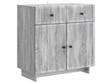 Sideboard Grey Sonoma 66 x 34.5 x 90 cm Engineered Wood 893951