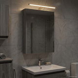 Bathroom Mirror Cabinet Grey Sonoma 40 x 10.5 x 60.5 cm 889036