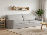 3 Seater Sofa Cloud Grey 190 x 81 x 82 cm Fabric 42041119