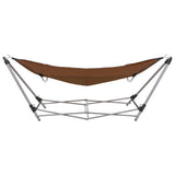 Hammock with Foldable Stand Brown 44367