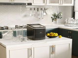 Countertop Ice Machine, 12Kg in 24 Hrs, 9 Cubes Ready in 8 Mins, Portable Ice Cube Maker with T3398P344672