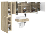Bathroom Furniture Set 5 pcs Sonoma Oak 3407265