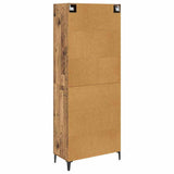 Highboard Old Wood 69.5 x 34 x 180 cm Engineered Wood 3415791