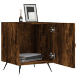Bedside Cabinets 2 pcs Smoked Oak 40x40x50 cm Engineered Wood 827511