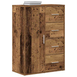 Sideboard with Drawer Old Wood 60 x 31 x 84 cm Engineered Wood 862264