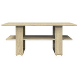 ZNTS Coffee Table Sonoma Oak 102x55x42 cm Engineered Wood 823264