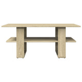 Coffee Table Sonoma Oak 102x55x42 cm Engineered Wood 823264