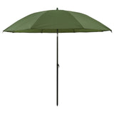 Fishing Umbrella 228 x 204 cm Oxford Polyester Yellow Army 42006685