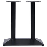 Bistro Table Leg Black 70x40x72 cm Cast Iron 325438