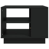 Coffee Table Black 55x55x43 cm Engineered Wood 810290