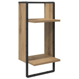 Wall Shelf Set with Shelf 6 pcs Artisan Oak 100 x 25 x 30 cm 882848