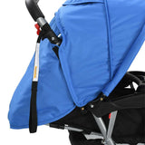 Tandem Stroller Steel Blue and Black 10112