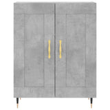 Sideboard Concrete Grey 69.5x34x90 cm Engineered Wood 830176
