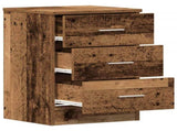 Bedside Cabinet Old Wood 38x35x55 cm Engineered Wood 861124