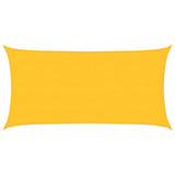 Sunshade Sail 160 g/m Rectangular Yellow 4x7 m HDPE 311575