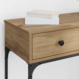 Console Table Artisan oak 75 x 34.5 x 75 cm Engineered wood 871297