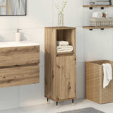 Bathroom Cabinet Artisan Oak 30x30x100 cm Engineered Wood 857206