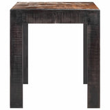 289655 Dining Table 140x70x76 cm Solid Rough Mango Wood